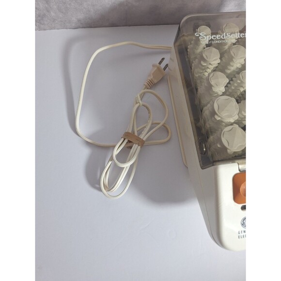 Vintage General Electric Speed Setter Hot Hair Rollers 20 Clips/Rollers WORKS - Picture 4 of 10